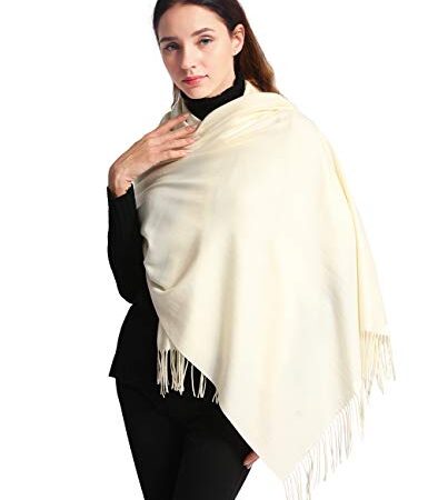 EASE LEAP - Pashmina - Donna bianco L