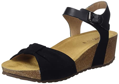 Geox D Diantha, Sandal Donna, Nero, 38 EU