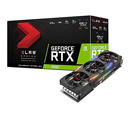 PNY Scheda Grafica GeForce RTX™ 3090 24GB XLR8 Gaming UPRISING EPIC-X RGB™ Triple Fan