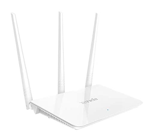 Tenda F3 Router Wireless 300 Mbps, Controllo Della Larghezza di Banda, Fast WAN/LAN Porte, IEEE802.11/b/g/n, Antenne Esterne 5dbi, Access Point WiFi