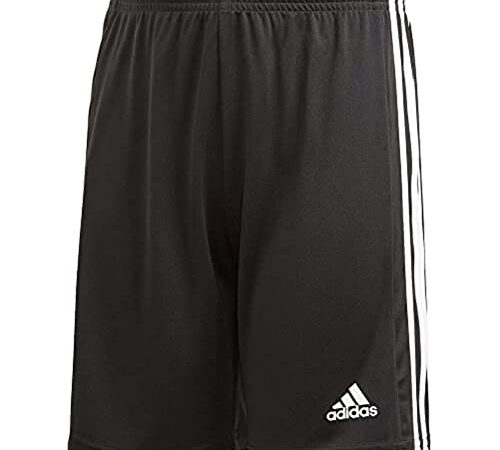 adidas Squadra 21, Pantaloncini da Calcio Unisex-Adulto, Nero Bianco, M