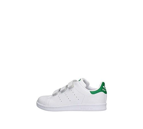 adidas - Stan Smith Crib, Scarpine primi passi Unisex – Bimbi 0-24, Bianco (Ftwr White/Ftwr White/Green), 21