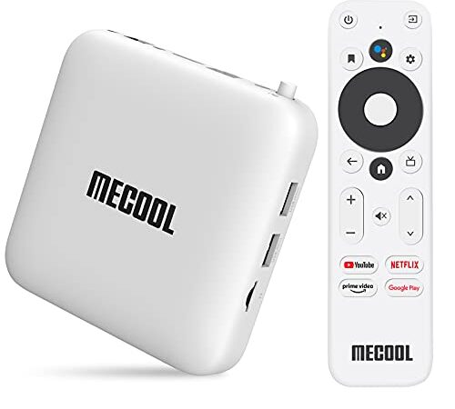 Android TV Box 10.0 MECOOL KM2 Android TV con Netflix Certificato Amlogic S905X2-B TV BOX Android 4K Certificato Google 2G DDR4 8G EMMc BT 4.2 Smart Box TV Android Dolby Audio