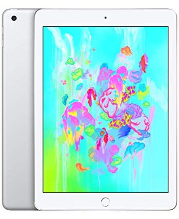 2018 Apple iPad 6th Gen (9.7 inch, Wi-Fi, 32GB) Argento (Ricondizionato)