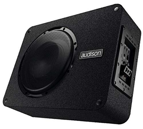 Audison APBX 10 AS 25cm 400W Subwoofer attivo, filtro passa basso, alto livello in, 468 x 334 x 158mm ~ Serie Prima ~