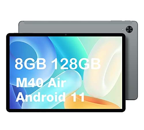 Tablet-Android-11 TECLAST M40 Air Tablet-10-Pollici 8GB RAM+128GB ROM(TF 1TB), Octa Core 2.0 GHz, Dual 4G SIM/SD LTE, FHD 1920x1200, 5G WiFi, 4 Speaker, BT 5.1/Camera 5+8MP/6000 mAh/GPS/Gyro/Type-C