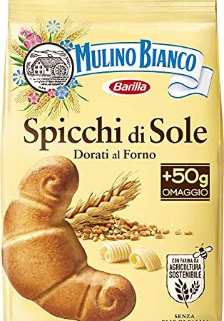 Mulino Bianco Biscotti Frollini Spicchi di Sole, Senza Olio di Palma, 400 g