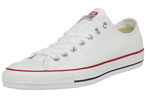 Converse All Star Ox Canvas Sneakers Bianche- UK 7.5