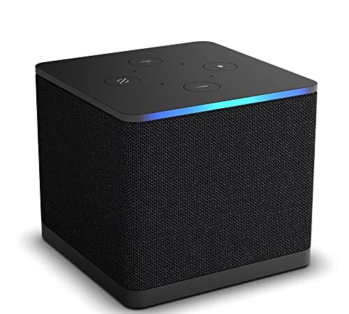 Nuovo Fire TV Cube | Lettore multimediale per lo streaming con controllo vocale tramite Alexa, Wi-Fi 6E e 4K Ultra HD