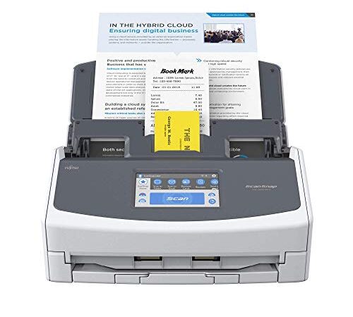 ScanSnap iX1600 Bianca - Scanner documenti per ufficio - ADF Scanner Fronte Retro Duplex - A4, Touchscreen, Wi-Fi, USB3.2