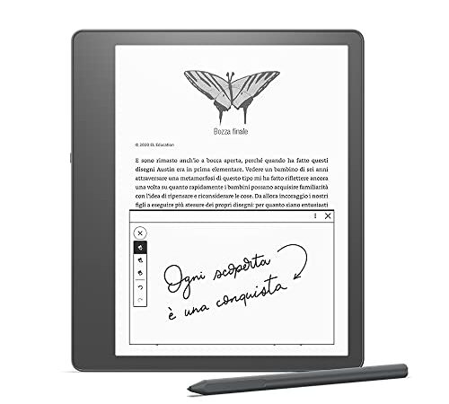 Ti presentiamo Kindle Scribe | Il primo Kindle per la lettura e la scrittura, con schermo Paperwhite da 10,2’’ a 300 ppi | Con penna premium | 32 GB