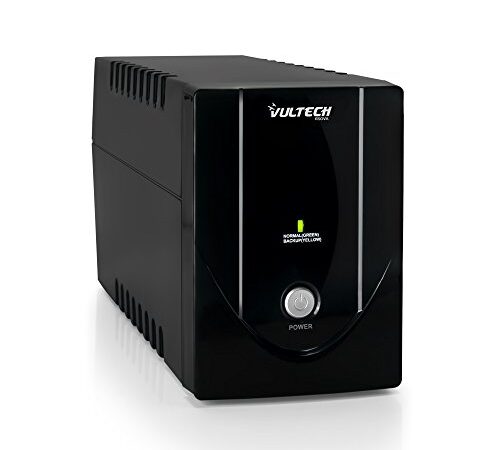 VulTech UPS650VA-LITE Gruppo di Continuità Offline, Nero