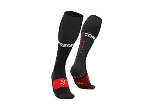 Compresssport - Calze da Corsa ad Alta Compressione - Full Socks Run - Migliorate le vostre Prestazioni - Supporto Muscolare, Comfort Superiore e peso Ultraleggero - Ciclismo, Corsa, Trail e Triathlon