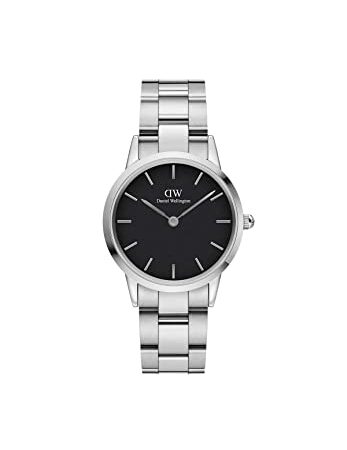 Daniel Wellington Iconic Link Orologio Donna, 32mm, in Acciaio Inox, Argento