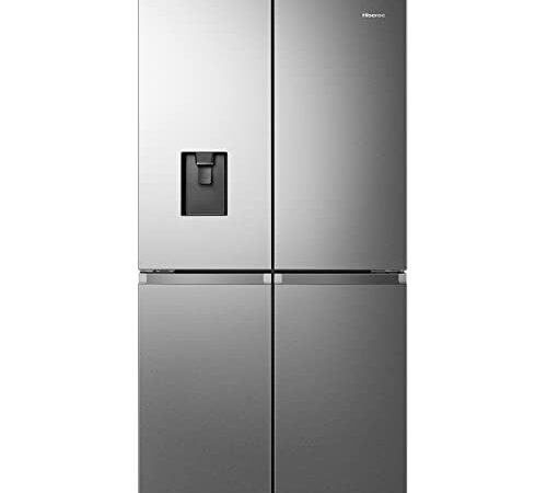 Hisense - Frigorifero Quattro Porte Hisense RQ758N4SWI1 Inox No Frost Capacità 579 Lt. Classe Energetica F (A+)