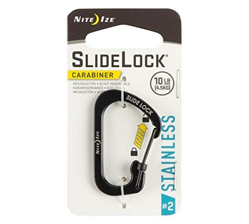 Nite-ize CSL2 – 01-r6 moschettone Slide Lock, CSL2-01-R6