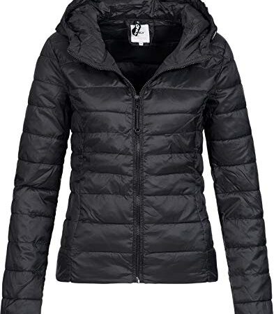 ONLY Short Quilted Jacket Giacca, Nero (Black), XL Donna