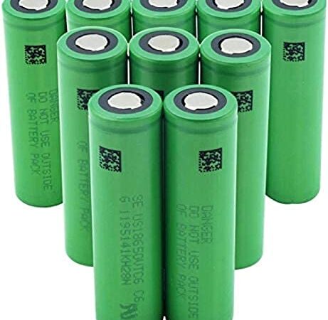 Released Rechargeable Batteries 18650Vtc6 3000mah Vtc6 3.7V 18650 Lithium Li-ion Battery Pack Power Bank Headlight Repment Battery Pack of 10