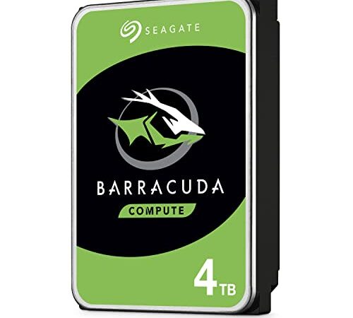 Seagate BarraCuda, 4 TB, Hard Disk Interno, SATA da 6 GBit/s, 3,5", 5400 RPM, Cache da 256 MB per PC Desktop (ST4000DM004)