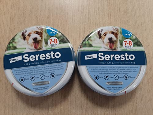 SERESTO Collare Cane Fino a 8 kg - Offerta 2 Collari