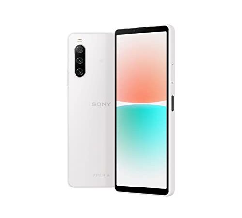 Sony Xperia 10 IV - Smartphone Android, Téléphone Portable 6 Pouces 21:9 Wide OLED - Camera 3 Objectifs - Prise Jack 3.5 mm - 6Go RAM - 128Go Stockage - Double SIM Hybride (Gris)