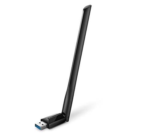 Tp-Link Archer T3U Plus Chiavetta Wifi Ac1300Mbps, Alto Guadagno, Wireless Dual Band, Adattatore Usb, Antenna Wifi Usb Per Pc, Nero, ‎1.82 x 5.78 x 17.34 cm; 20 grammi