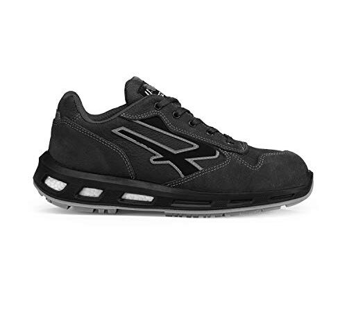 U POWER Carbon S3 Src, Scarpe Da Lavoro Uomo, Nero Grigio, 43 EU