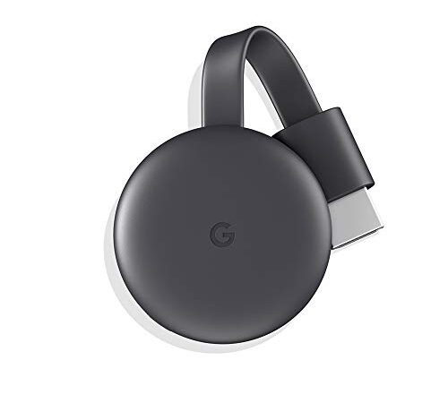 Google Chromecast 3 Smart Media Player Streaming WiFi Televisore Browser Blu