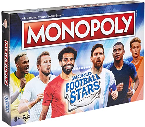 Hasbro Gioco da tavolo monopolio delle stelle del mondo del calcio (WM01927-EN1-6)