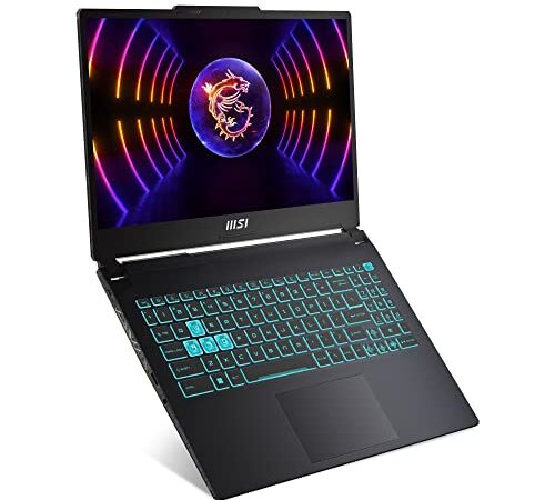 MSI Cyborg 15 A12VE-061IT, Notebook Gaming 15.6" FHD 144Hz, Intel i7-12650H, Nvidia RTX 4050 6GB GDDR6, RAM 16GB DDR5 4800MHz, 1TB SSDPCIe 4, WiFi 6, Win 11 Home, Layout e Garanzia ITA, Nero