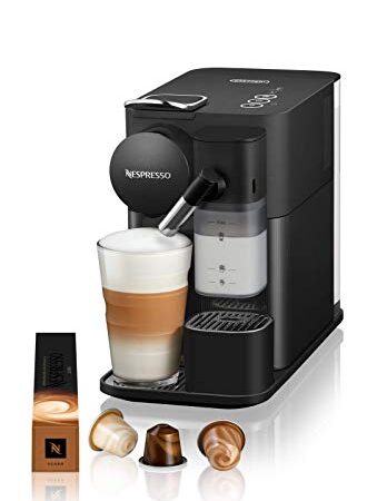 Nespresso Lattissima One EN510.B, Macchina da caffè di De'Longhi, Sistema Capsule Nespresso, Serbatoio acqua 1L, Nero