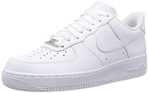 NIKE Air Force 1 '07, Scarpe da ginnastica basse Uomo, White, 42.5 EU