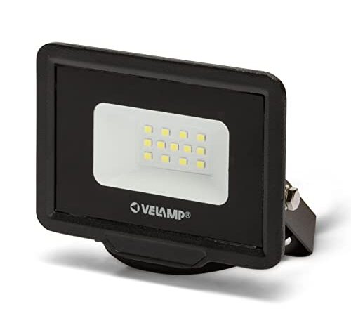 PADLIGHT5, proiettore LED SMD IP65, nero 4000K (Bianco Naturale), 10W