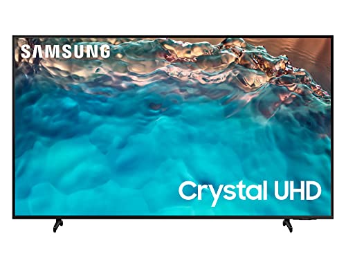 Samsung TV Crystal UHD UE65BU8075UXXC, Smart TV 65" Serie BU8075, Crystal UHD 4K, Alexa e Google Assistant integrati, Black, 2022, DVB-T2