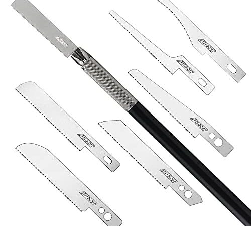 Abest - Mini strumenti artigianali a mano con kit di utensili da taglio a mano fai-da-te, 6 modelli di coltello