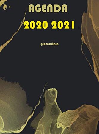 AGENDA 2020 2021 giornaliera: Agenda 2020-2021 A5 : ottobre 2020 - dicembre 2021, Agenda planner organizer calendario , pianificatore giornaliero e ... . Dimensioni A5 6*9'' (15,24*22,86) marmo