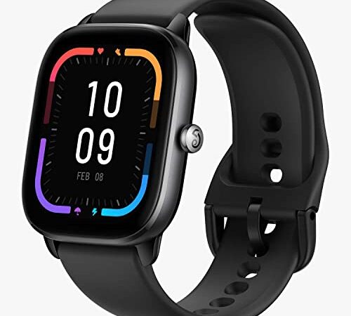 Amazfit GTS 4 Mini Smartwatch Orologio Intelligente, Alexa, SpO2, AMOLED da 1,65", 120+ Modalità Sportive, GPS, 5 Posizioni Satellitari, 5 ATM Impermeabile, Cardiofrequenzimetro, Monitor del Sonno