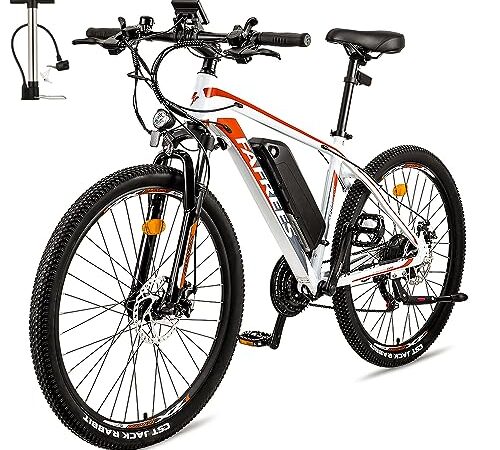 Fafrees Bici elettriche Hailong, 250W 36V 10Ah, bici elettrica da donna da 26", Mountain bike elettrica a 21 velocità, bici elettrica da città da uomo, MTB con pedalata assistita, controllo app (B)