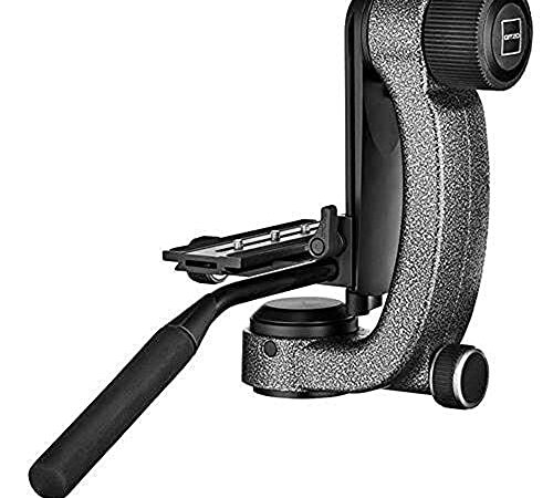 Gitzo Testa Fluida Gimbal, Testa Cardanica con Cartuccia Fluida, con Whip-Pan per Controllo Movimenti, compatibile con Treppiedi Systematic e Mountaineer, per Fotografi e Videomaker