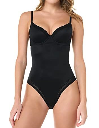 Goldenpoint Body Intimo Donna in Microfibra e Pizzo