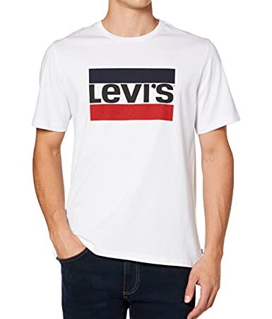 Levi's Sportswear Logo Graphic 84 Sportswear L, Maglietta Uomo, Bianco (84 Sportswear Logo White White), M