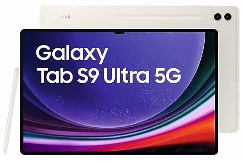 Samsung Galaxy Tab S9 Ultra SM-X916B 5G 1 TB 37,1 cm (14.6") Qualcomm Snapdragon 16 GB Wi-Fi 6 (802.11ax) Android 13 Beige