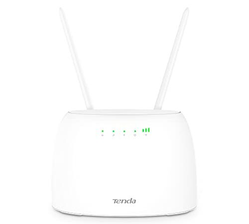 Tenda 4G07 Router 4G LTE Con SIM , Router WiFi AC1200 Dual-Band Con Slot Per Scheda SIM, Porta LAN/WAN , Senza configurazione