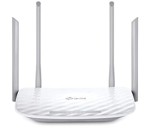 TP-Link Archer C50 AC1200Mbps Wi-Fi Router Dual Band, 867Mbps su 5 GHz e 300 Mbps su 2,4 GHz, 5 Porte Fast WAN/LAN, Parental Control, MU-MIMO, Beamforming, Ripetitori, Supporto IPTV, IPv6, WPS