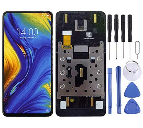 LCD Screen for Xiaomi Mi Mix 3 Digitizer Full Assembly with Frame(Black)