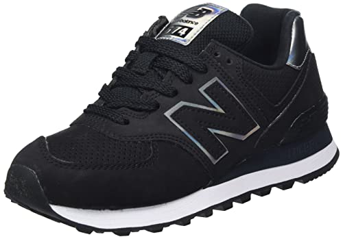 New Balance 574v2, Sneakers Donna, Black Dm2, 36 EU