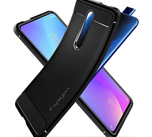 Spigen Cover Rugged Armor Compatibile con Xiaomi Mi 9TCompatibile con Mi 9T Pro - Nero